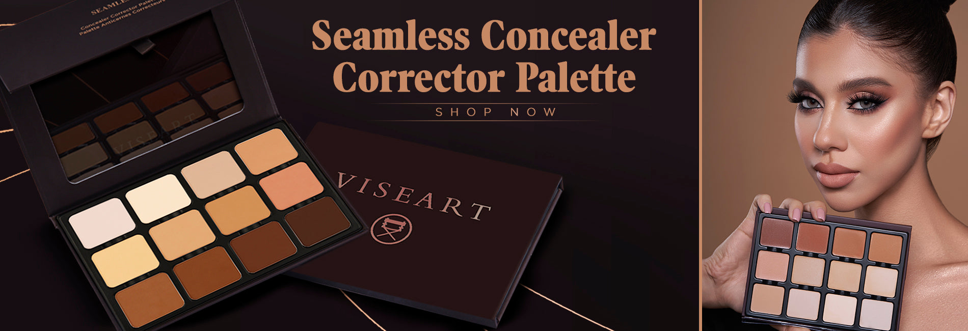 Seamless Concealer Corrector Palette - Viseart
