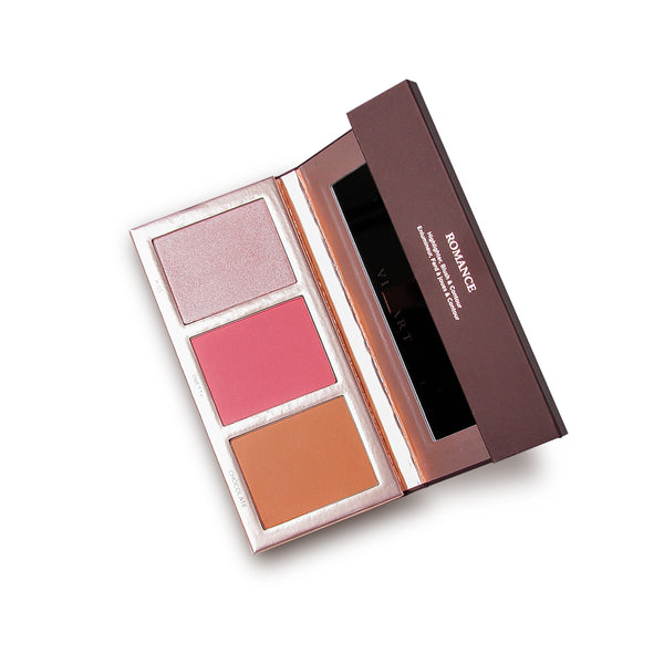 ROMANCE HIGHLIGHTER/CONTOUR/BLUSHER PALETTE – VHB202